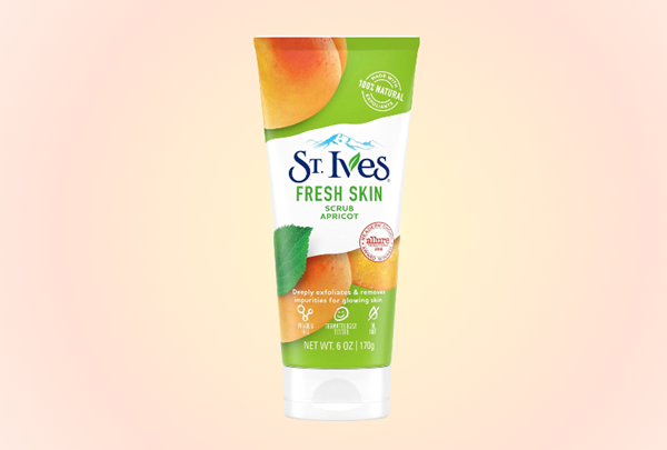 Best Face Scrubs for Oily Skin-St. Ives Fresh Skin Apricot Scrub